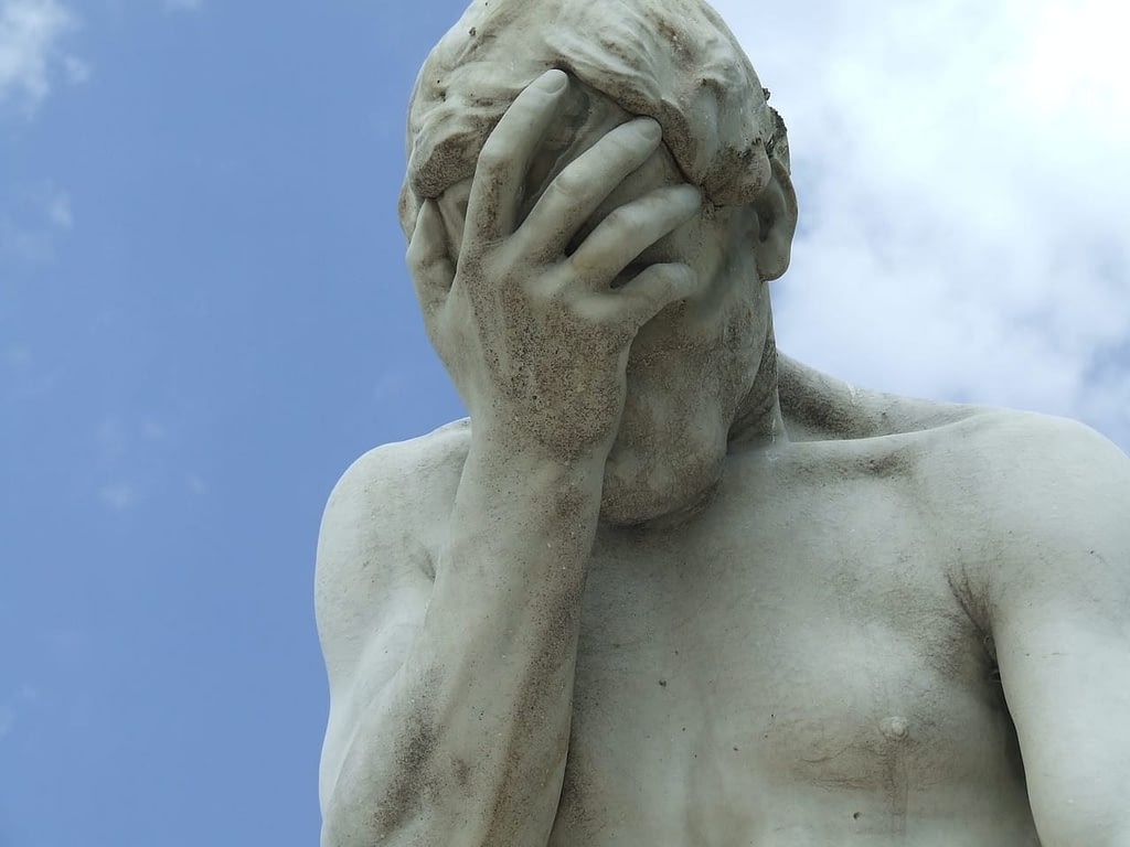 Statue Facepalm