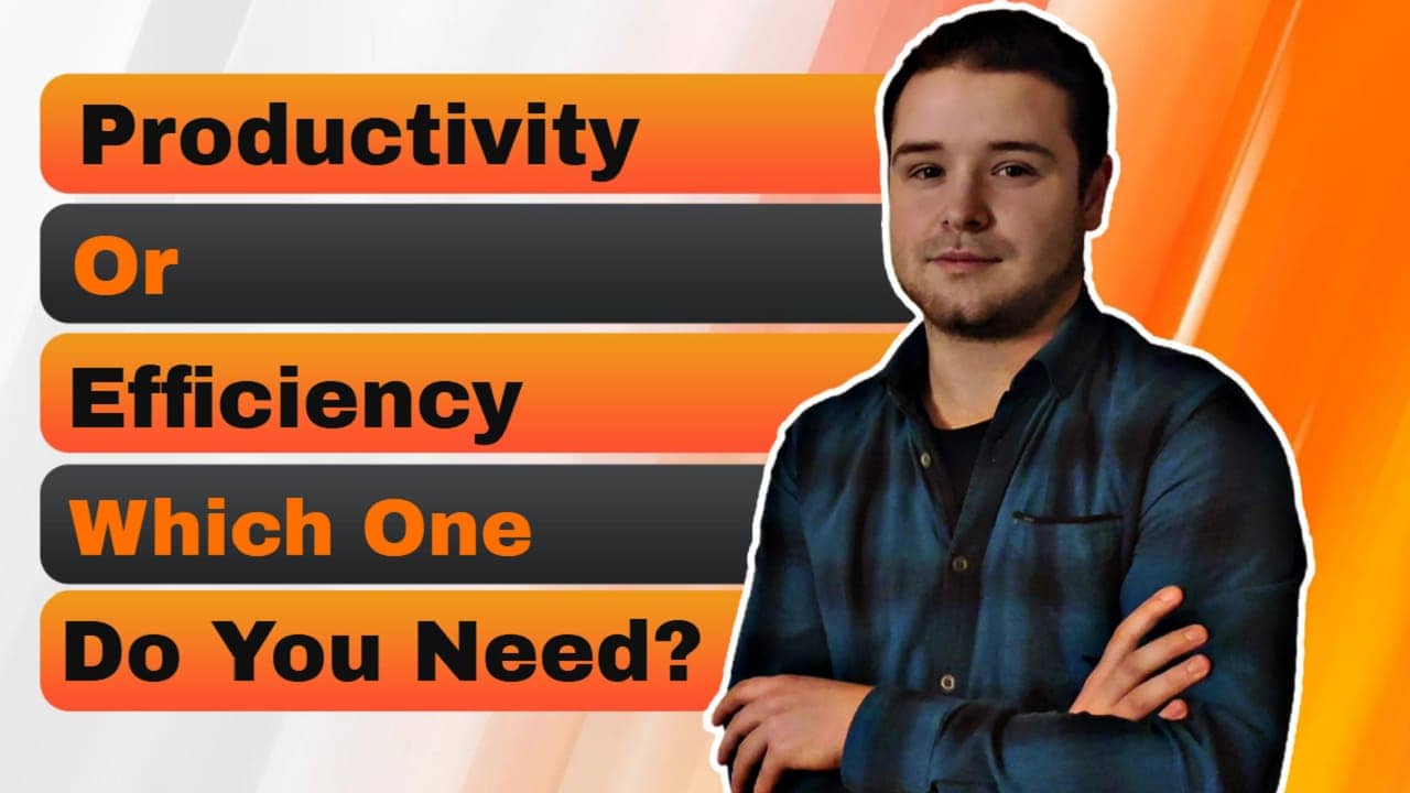 Productivity Vs Efficiency Know The Difference Get Your Goals